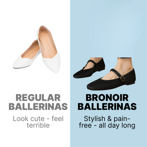 Bronoir Lani Fit - Elegant & Supportive Ballerinas for Daily Comfort