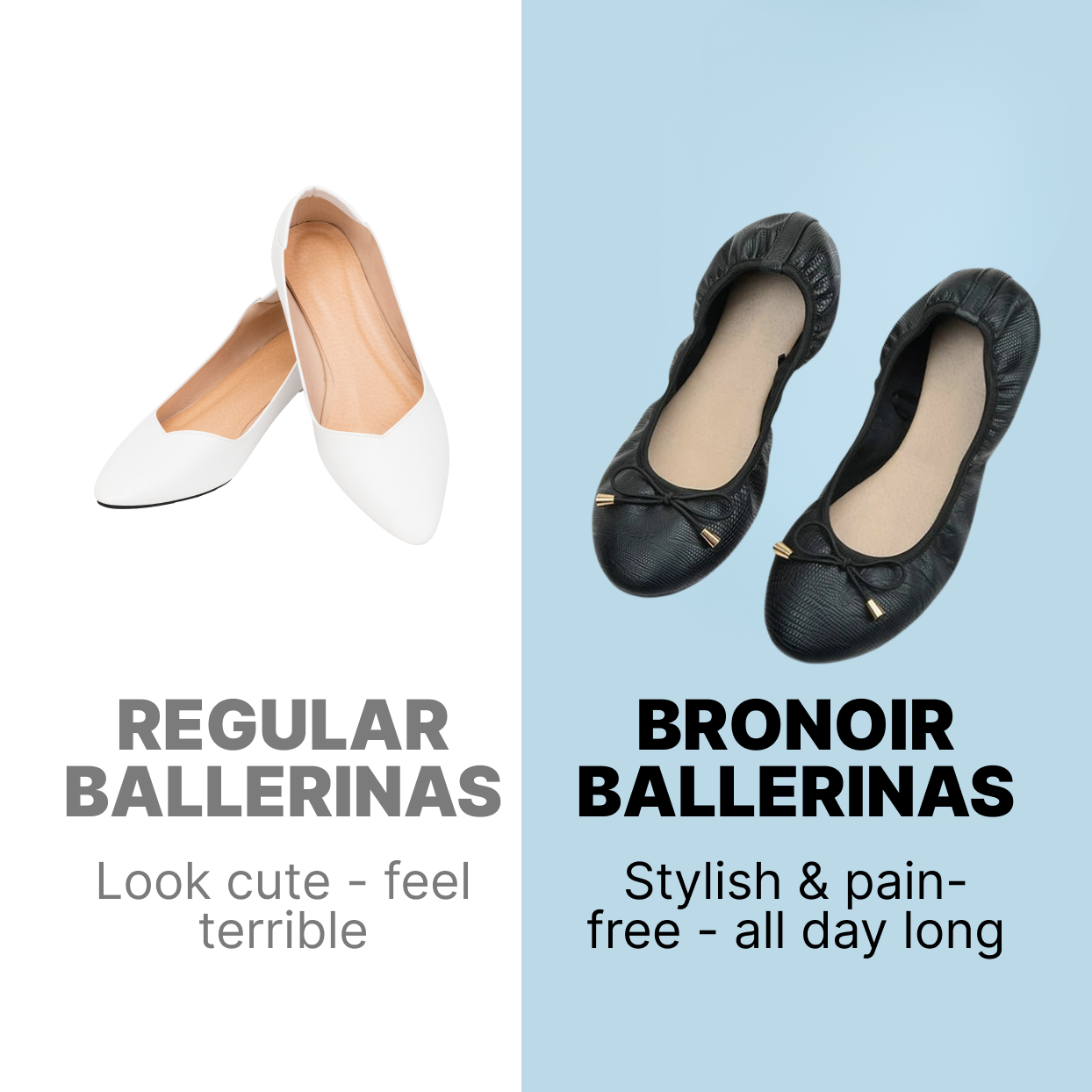 Bronoir Alma Dream - Elegant & Supportive Ballerinas for Daily Comfort