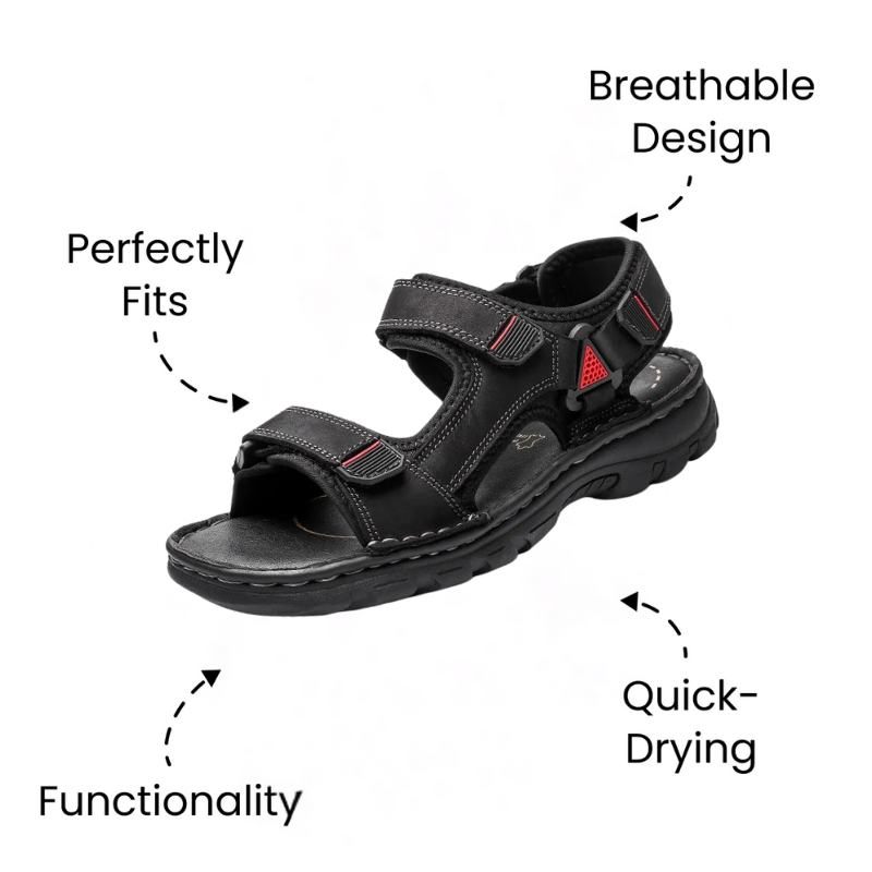 Bronoir™ Camire – Lightweight & Arch-Supportive Walking Sandals
