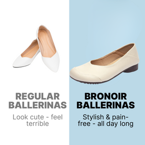 Bronoir Evie Step - Elegant & Supportive Ballerinas for Daily Comfort