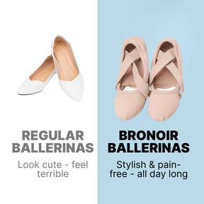 Bronoir Willa Fit - Elegant & Supportive Ballerinas for Daily Comfort