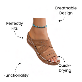 Bronoir™ Lurelle – Lightweight & Arch-Supportive Walking Sandals