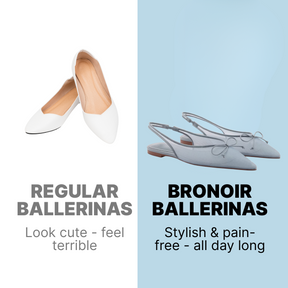 Bronoir Kira Move - Elegant & Supportive Ballerinas for Daily Comfort