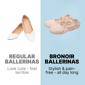 Bronoir Keira Move - Elegant & Supportive Ballerinas for Daily Comfort