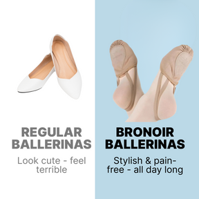 Bronoir Suri Flex - Elegant & Supportive Ballerinas for Daily Comfort