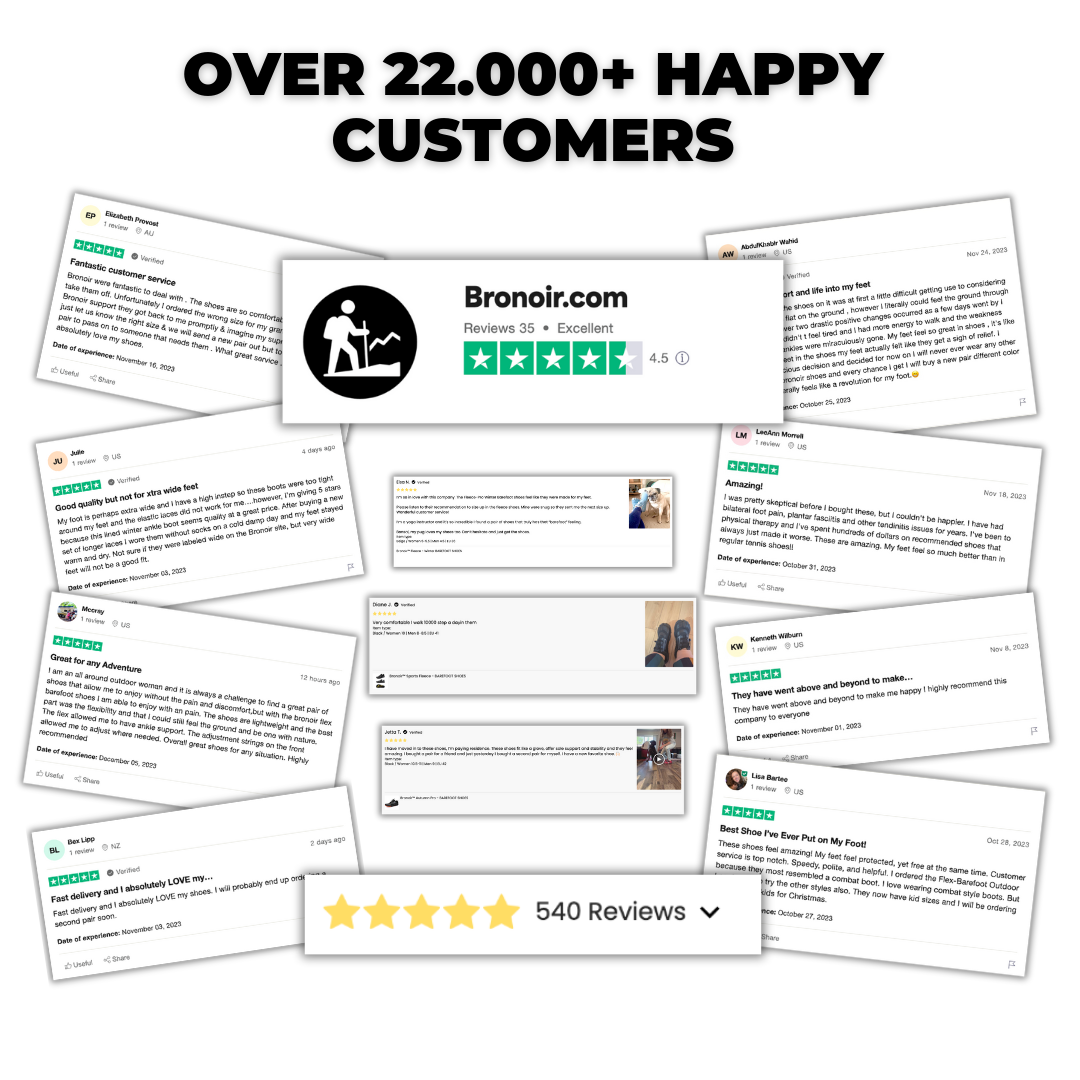 Bronoir Streets - Casual Everyday Barefoot Shoes