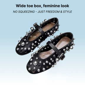 Bronoir Raya Pure - Elegant & Supportive Ballerinas for Daily Comfort