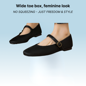 Bronoir Lani Fit - Elegant & Supportive Ballerinas for Daily Comfort