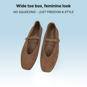 Bronoir Ruby Touch - Elegant & Supportive Ballerinas for Daily Comfort