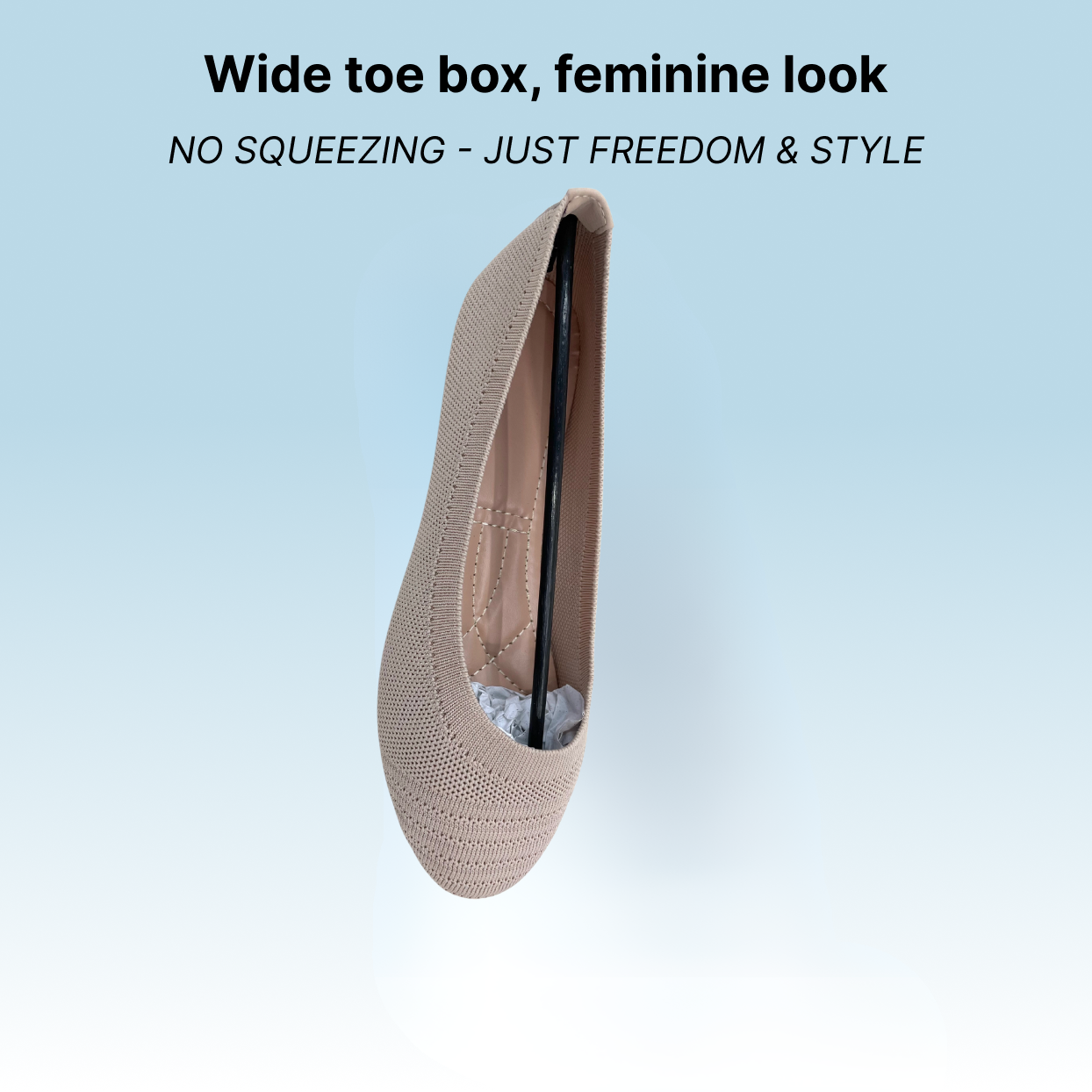 Bronoir Maya Breeze - Elegant & Supportive Ballerinas for Daily Comfort
