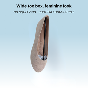Bronoir Maya Breeze - Elegant & Supportive Ballerinas for Daily Comfort