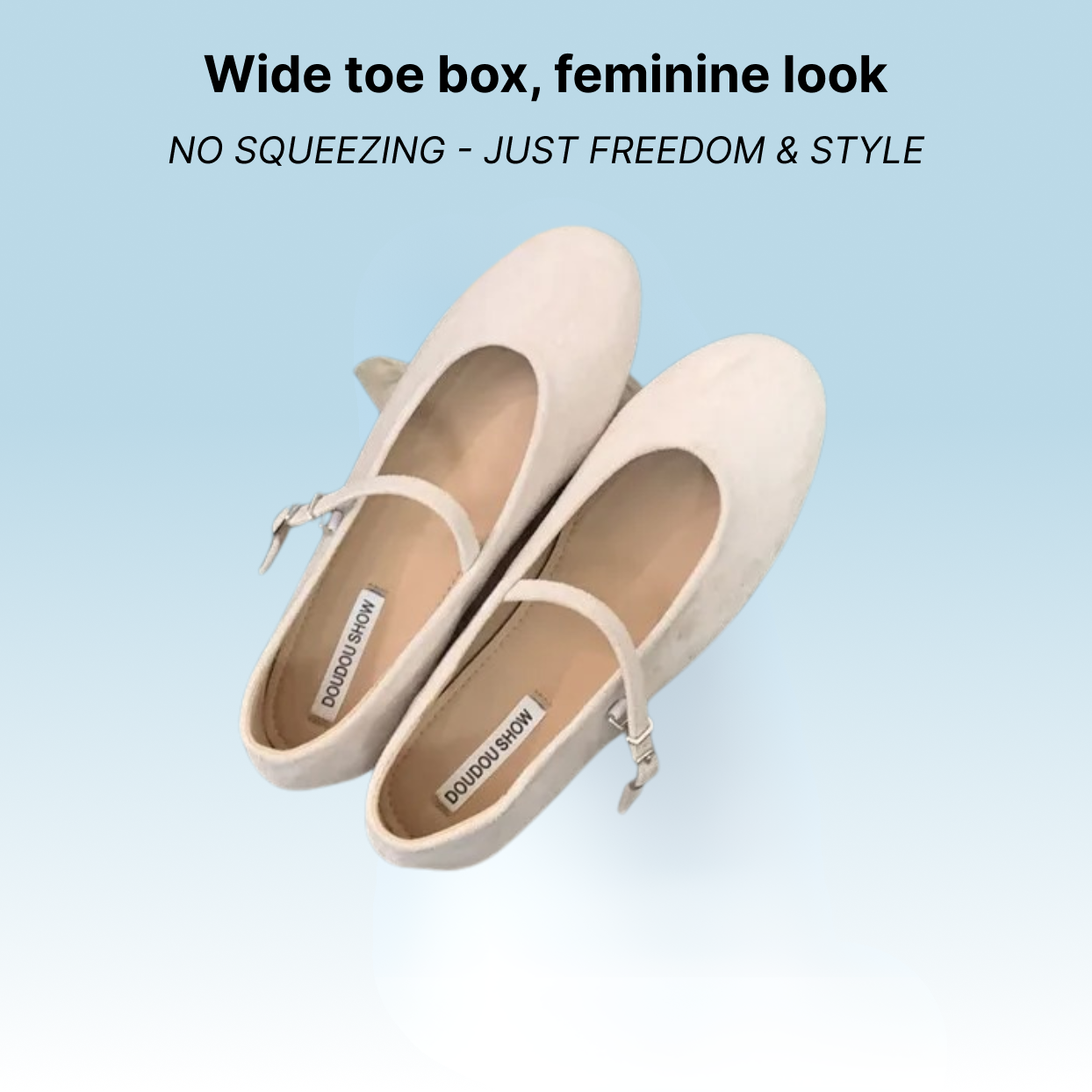 Bronoir Cora Grace - Elegant & Supportive Ballerinas for Daily Comfort