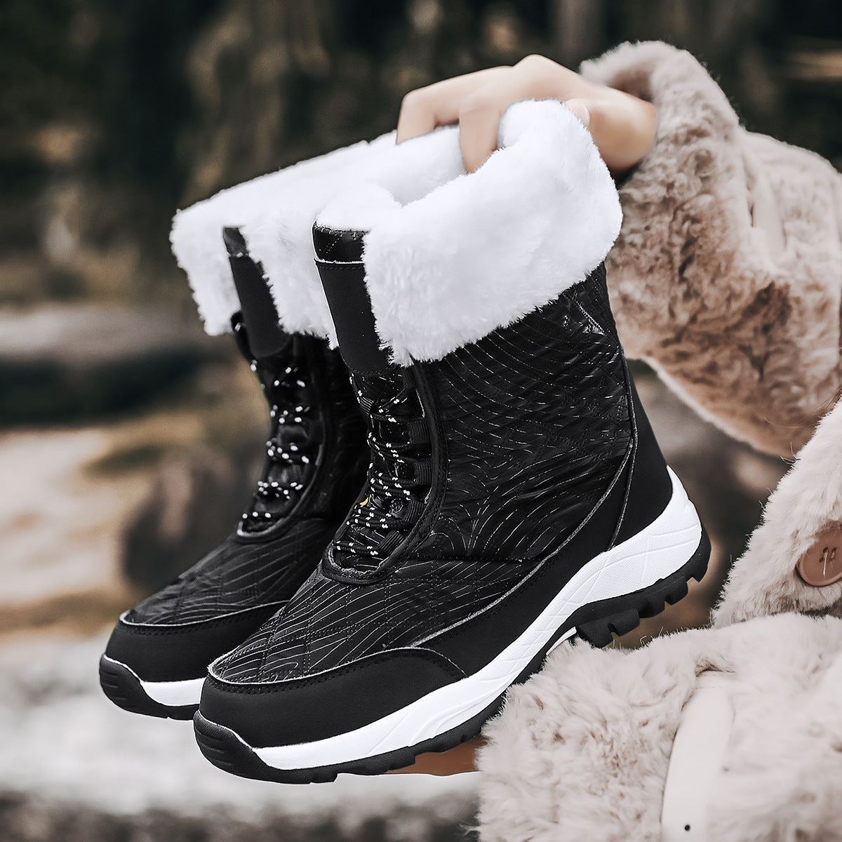 Bronoir™ Winterwalks - Winter Barefoot Boots With Warm Fleece
