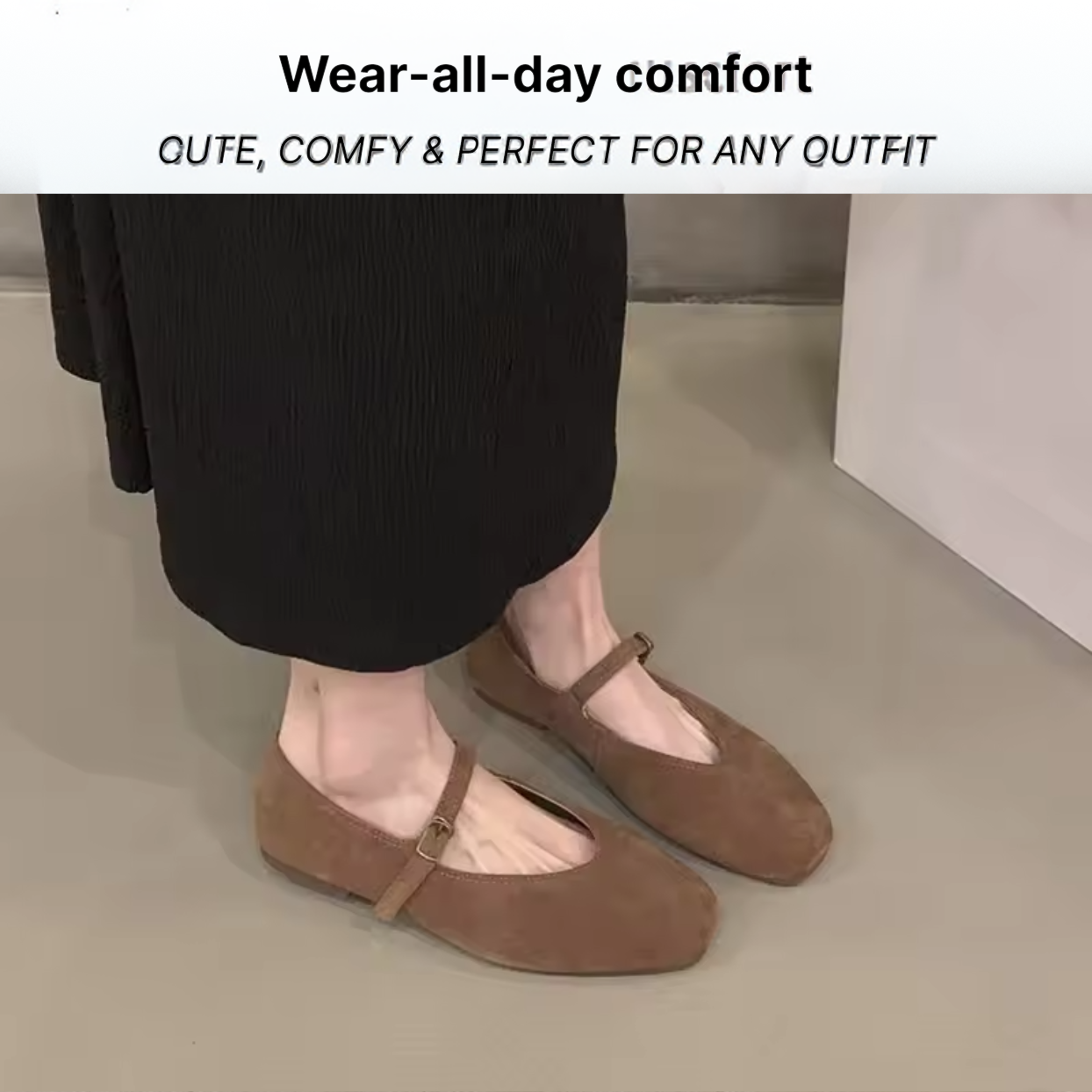 Bronoir Ruby Touch - Elegant & Supportive Ballerinas for Daily Comfort