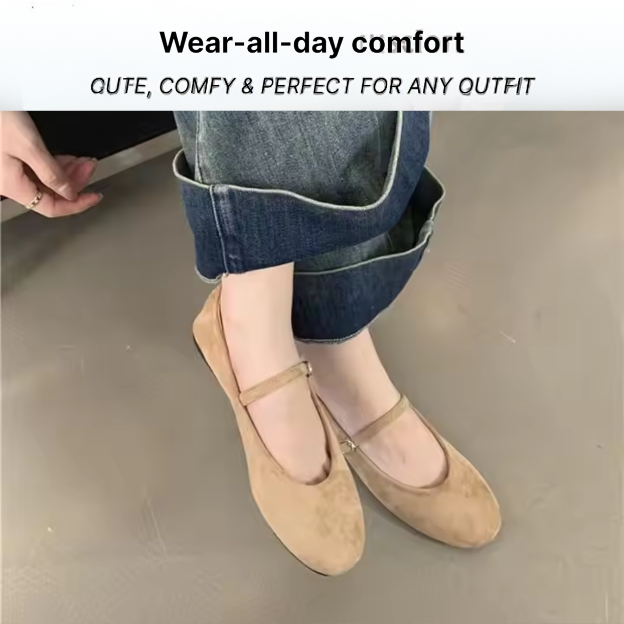 Bronoir Cora Grace - Elegant & Supportive Ballerinas for Daily Comfort