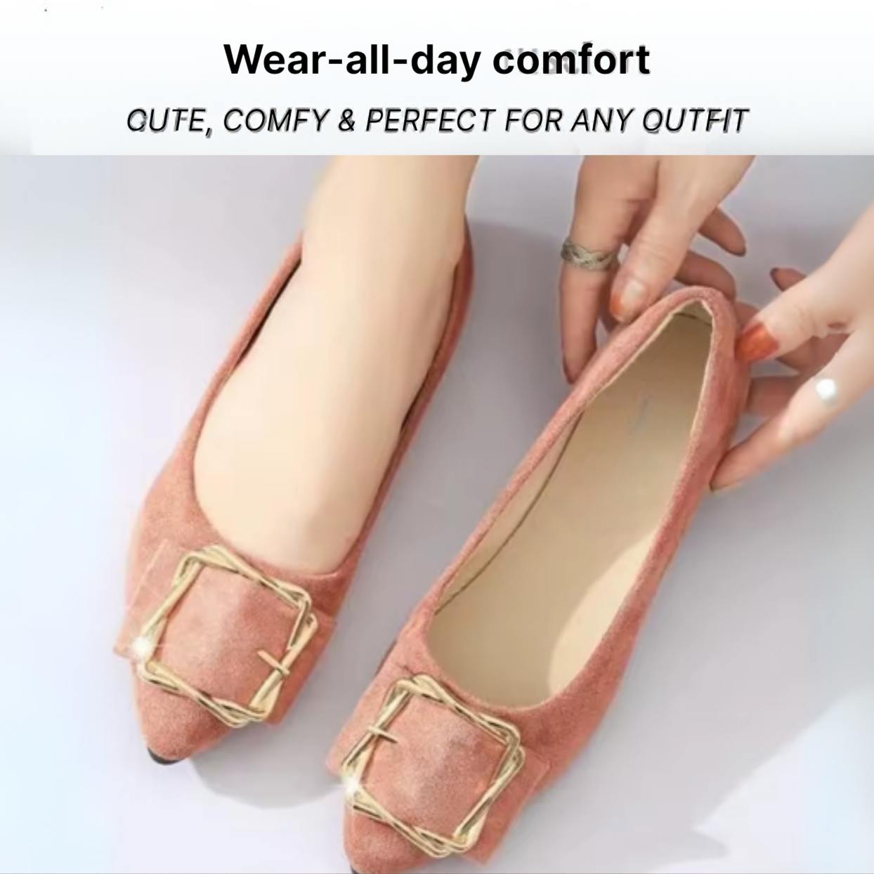 Bronoir Lina Ease - Elegant & Supportive Ballerinas for Daily Comfort
