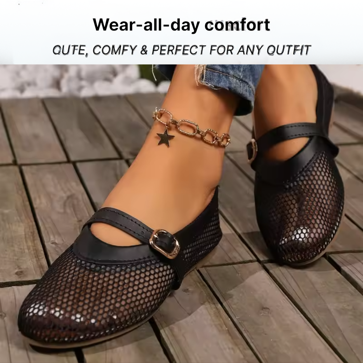 Bronoir Mira Ease - Elegant & Supportive Ballerinas for Daily Comfort