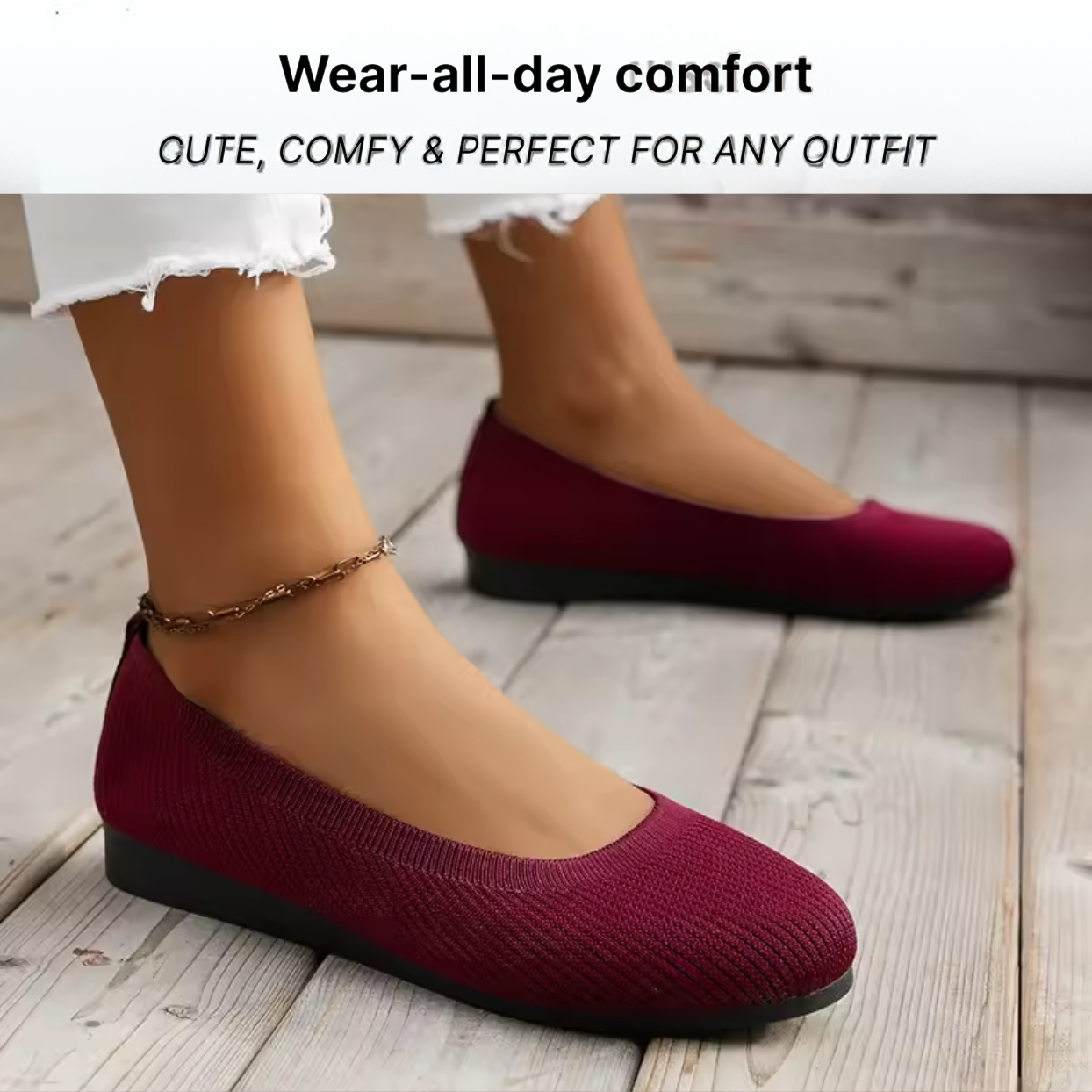 Bronoir Maya Breeze - Elegant & Supportive Ballerinas for Daily Comfort