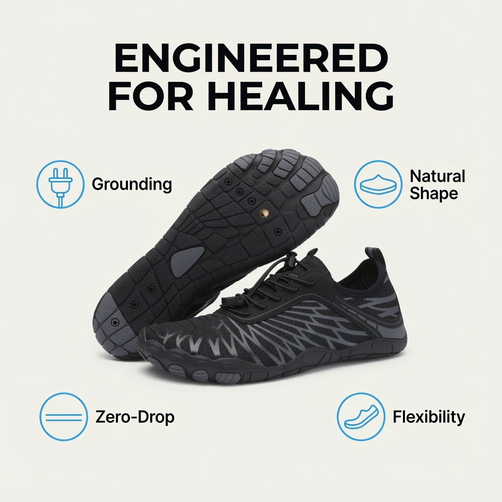 Bronoir™ Skin Pro with Copper - Grounding Allround Barefoot Shoes v2