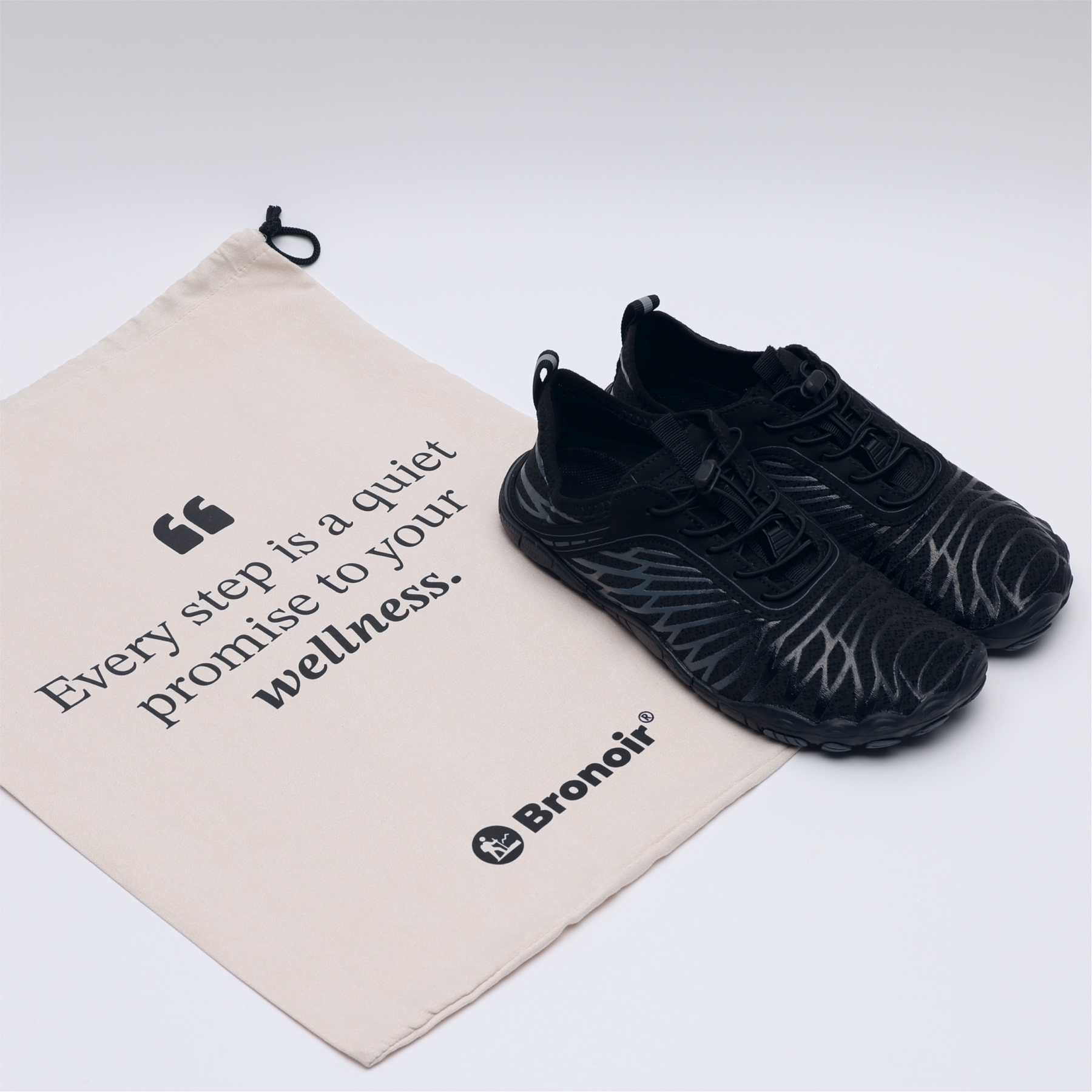 Bronoir™ Skin Pro in Black - Barefoot Shoes