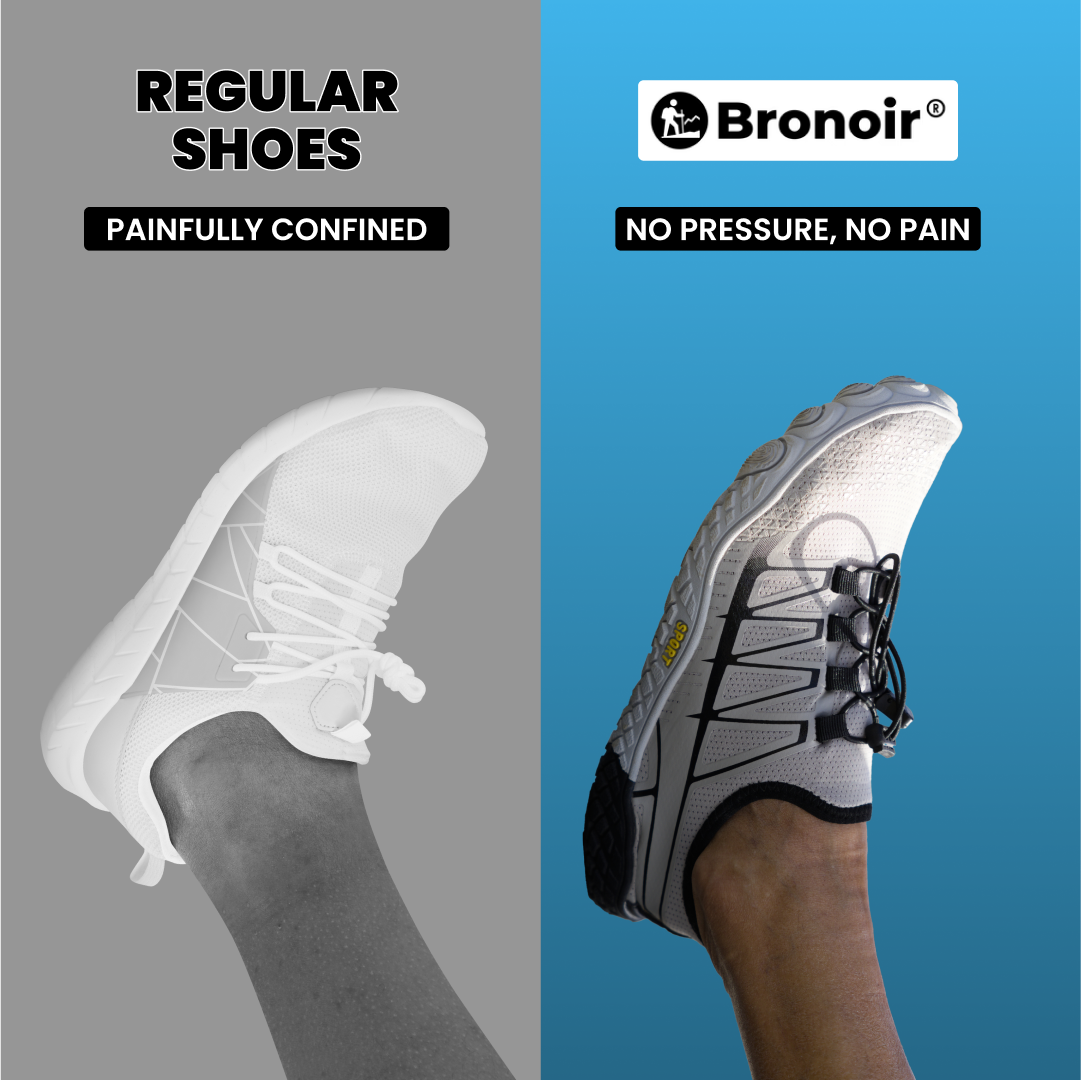 Bronoir™ Shine - Barefoot Shoes