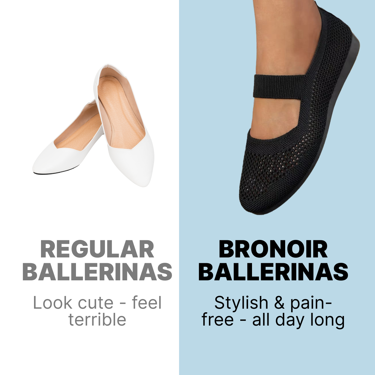 Bronoir™ Lift - Elegant & Supportive Ballerinas for Daily Comfort (Copy)