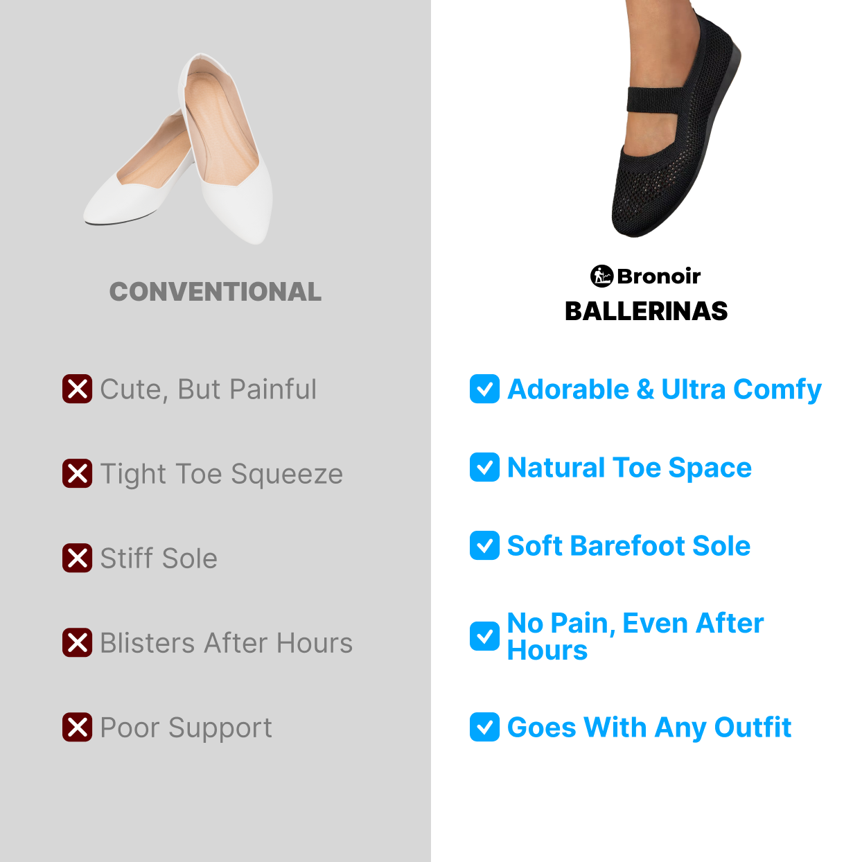 Bronoir™ Lift - Elegant & Supportive Ballerinas for Daily Comfort (Copy)