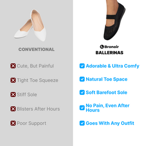 Bronoir™ Lift - Elegant & Supportive Ballerinas for Daily Comfort (Copy)