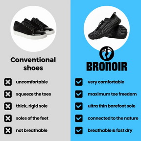 Bronoir™ AuraGlow - Barefoot Shoes