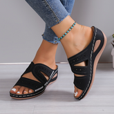 Bronoir™ Lurelle – Lightweight & Arch-Supportive Walking Sandals